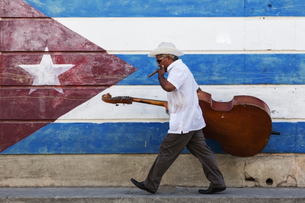 Cuba flag musician, PixelchromeInc