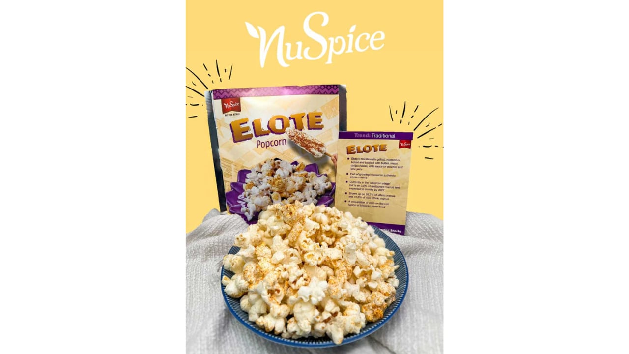 NuSpice launched an elote seasoning and Elote Popcorn in late 2024.