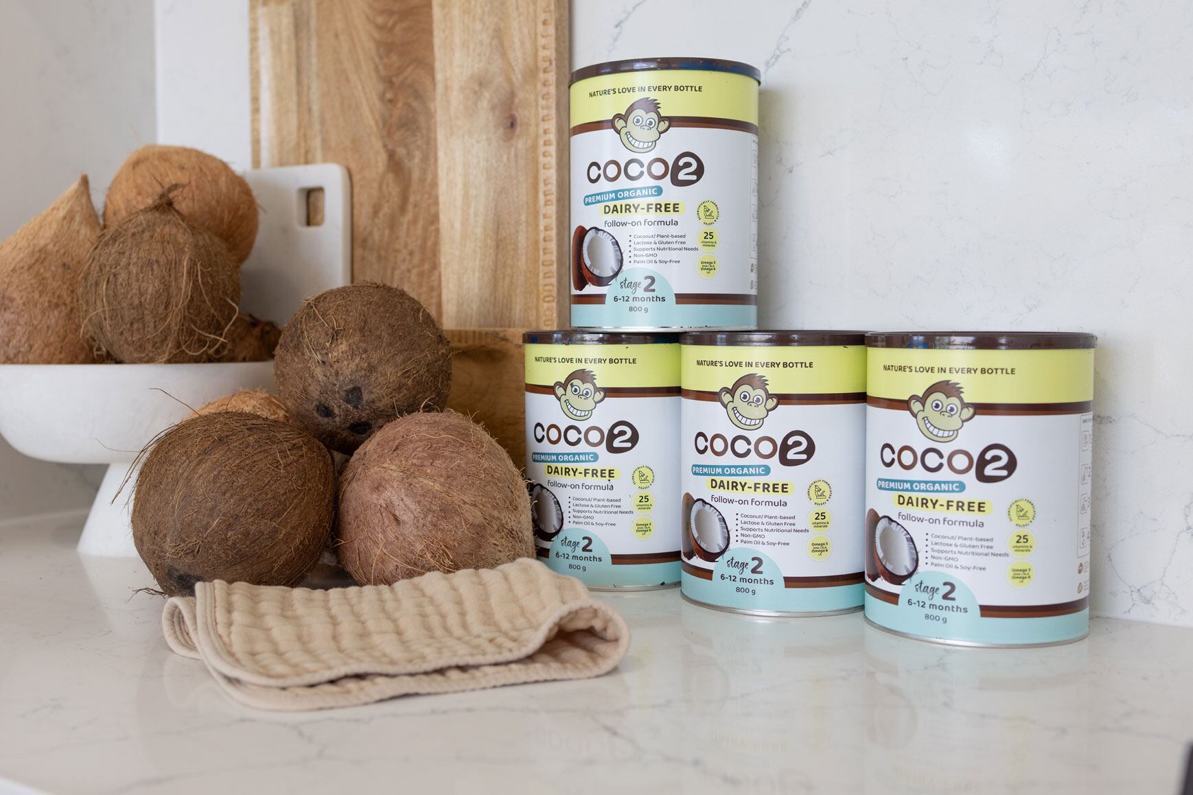 Aussie firm uses coconut, pea, rice for hypoallergenic infant formula