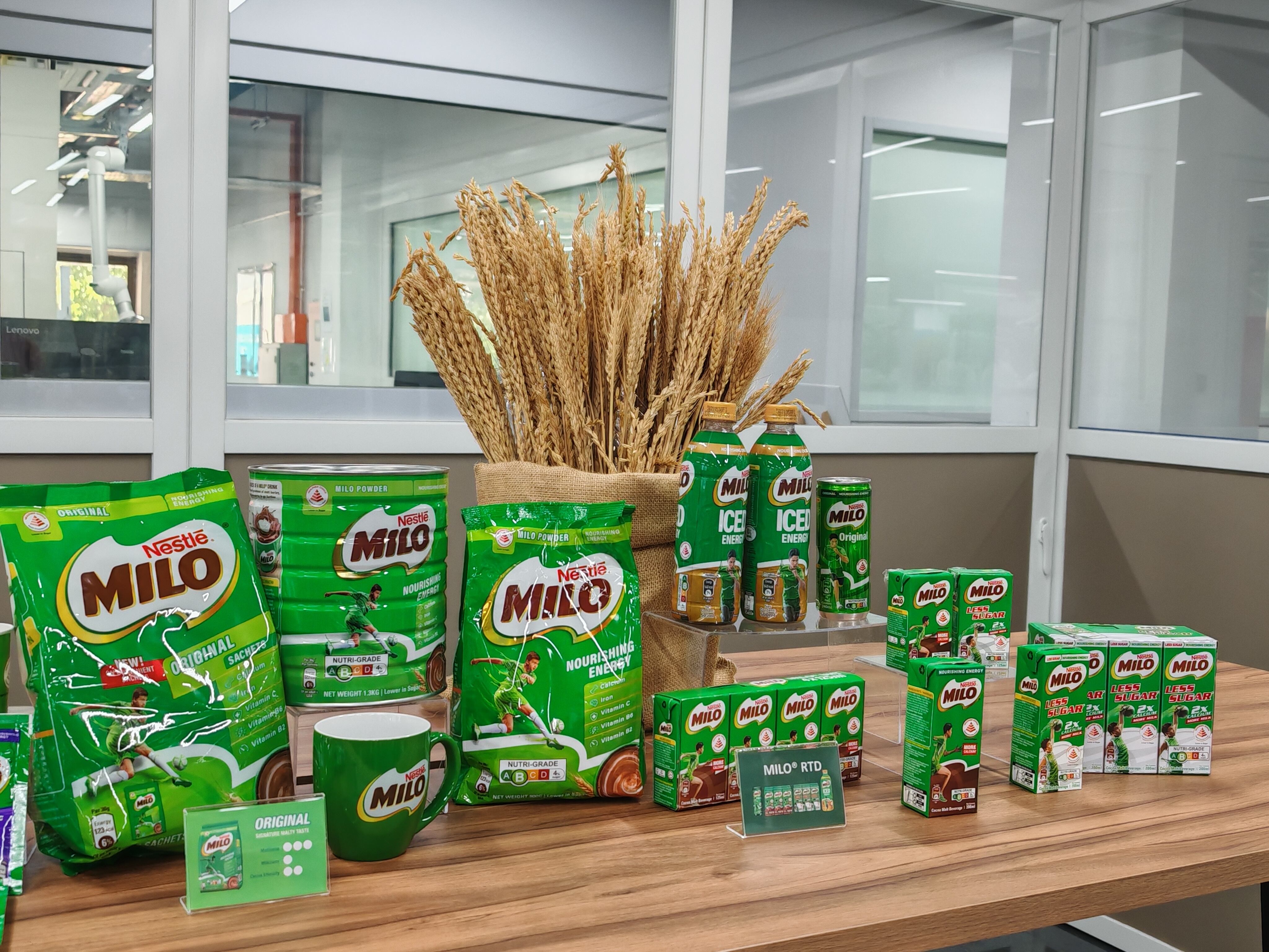 MILO beverages come in various formats