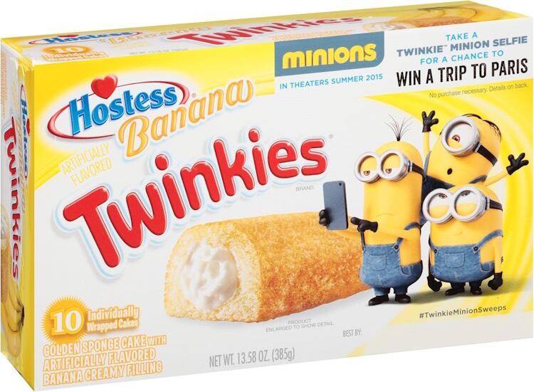 Minions-themed Twinkies