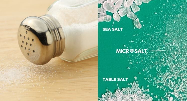 Sodium reduction: When it comes to salt perception, size matters, says MicroSalt