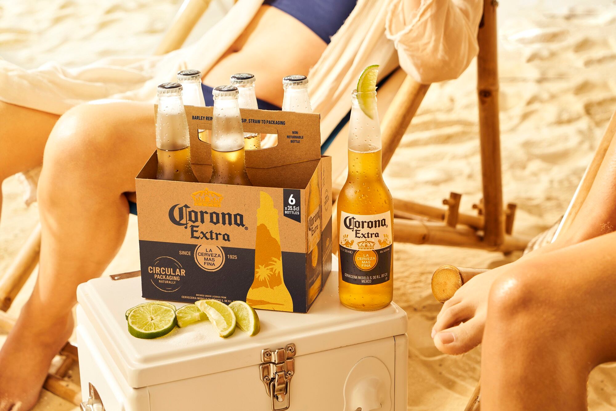 Corona launches six-pack beer packaging made from barley straw