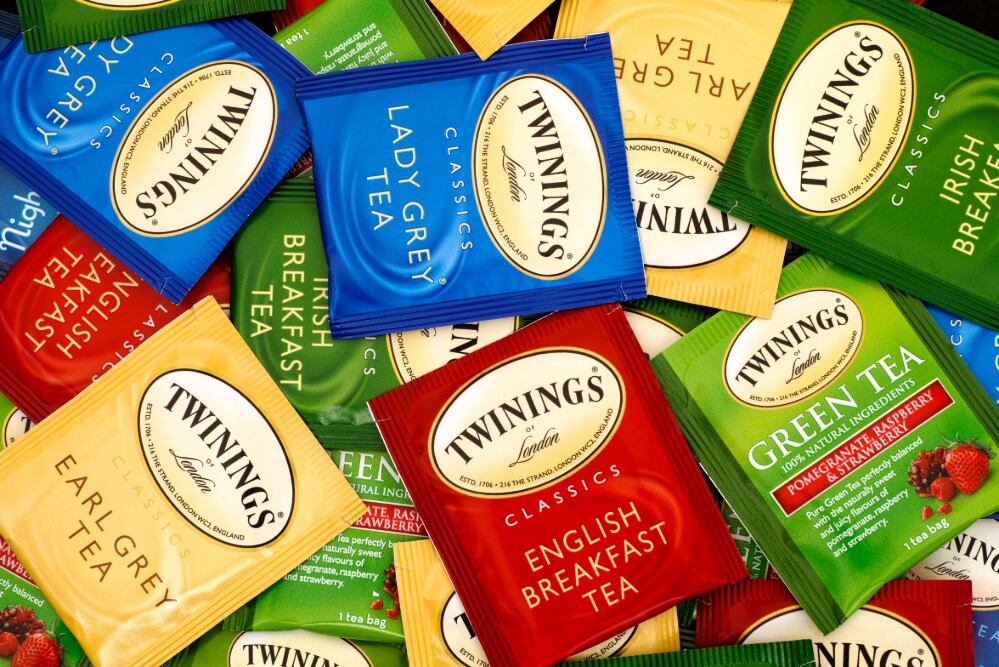 Twinings Tea heritage brand showcasing premium tea blends and modern wellness positioning.