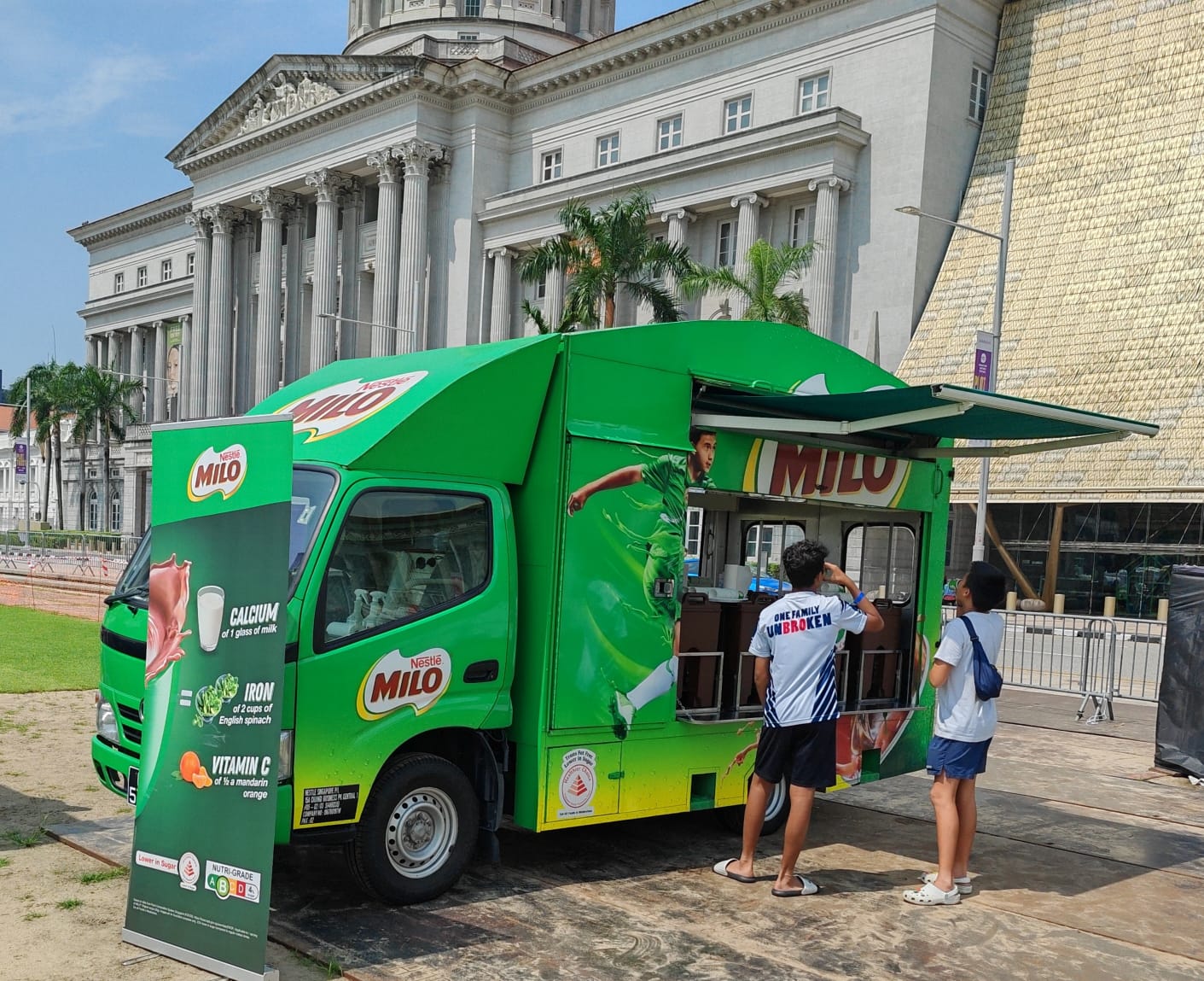 The MILO Van is an iconic sight at sports events in markets like Singapore and Malaysia
