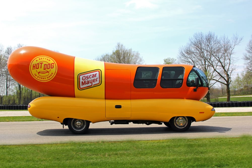 Oscar Mayer processed meat brand known for hot dogs, branding and innovation.