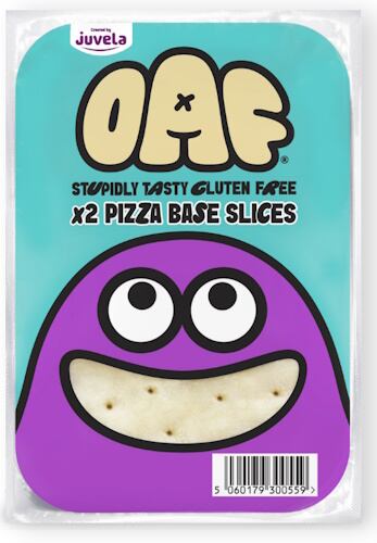 OAF gluten-free pizza base slices