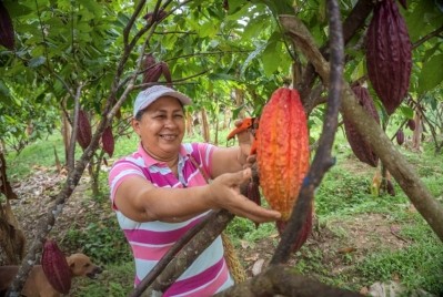 Cocoa farmer  Eugenia Jiménez is part of the community that benefited from The Cacao Effect. Pic: Luker Chocolate