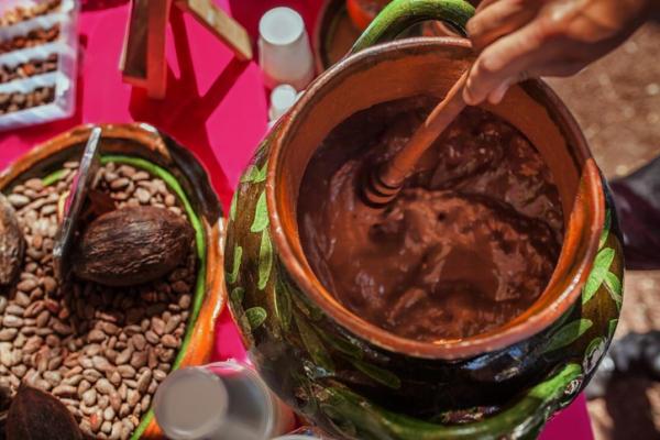 Traditional Mexican cocoa chocolate drink, ©fitopardo.com