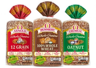 Grupo Bimbo has changed the formulations for its Arnold Oroweat and Brownberry breads to remove artificial ingredients. Pic: Grupo Bimbo